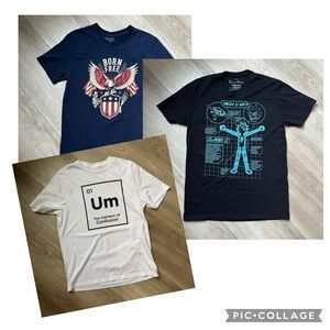 3 Graphic T-Shirt Collection - Men’s Medium